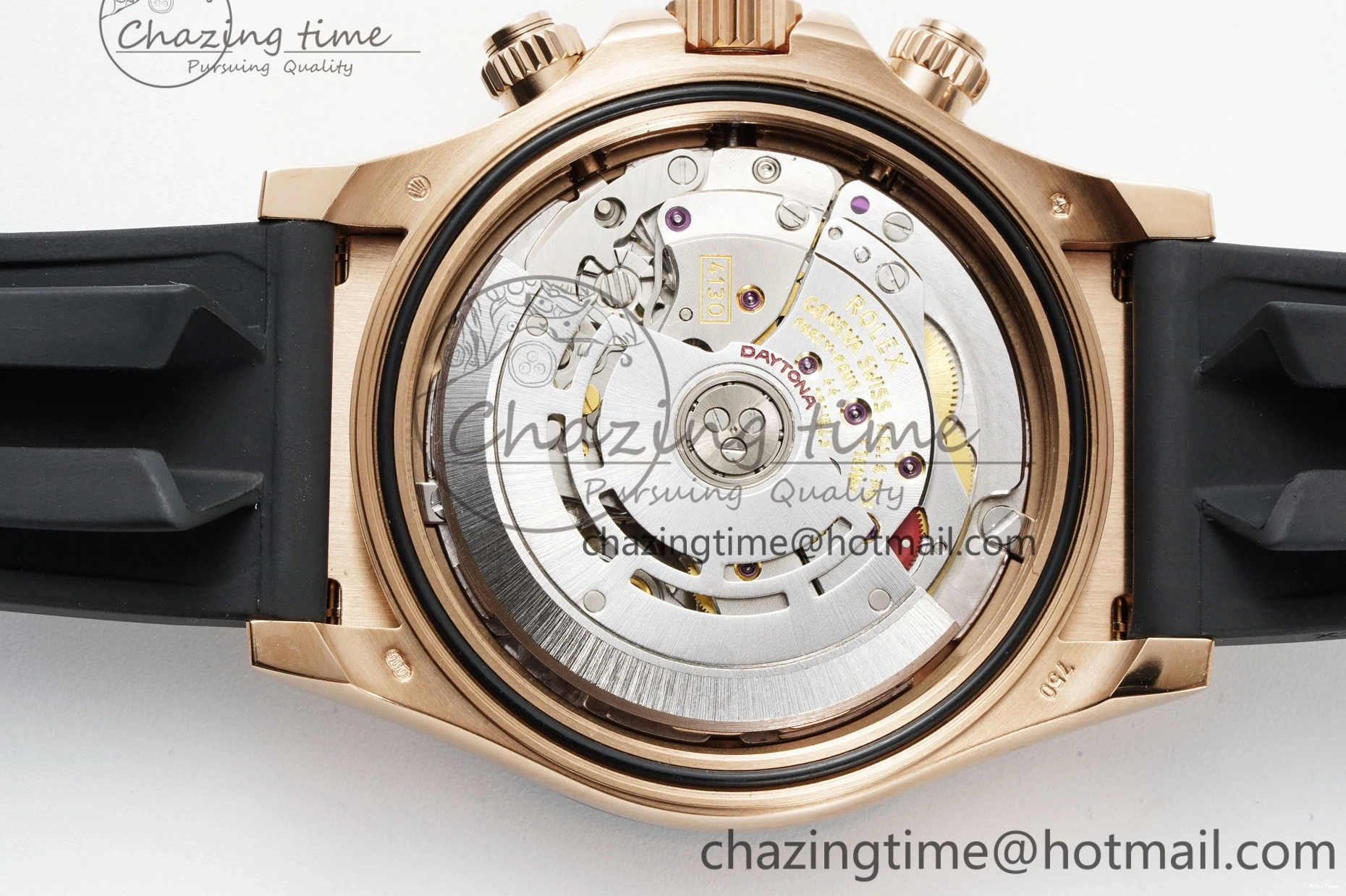 MiroTime 0105 Elegant Daytona 116515 BTF 1:1 Best Edition RG Dial on Oysterflex Rubber Strap SA4130 V 2264